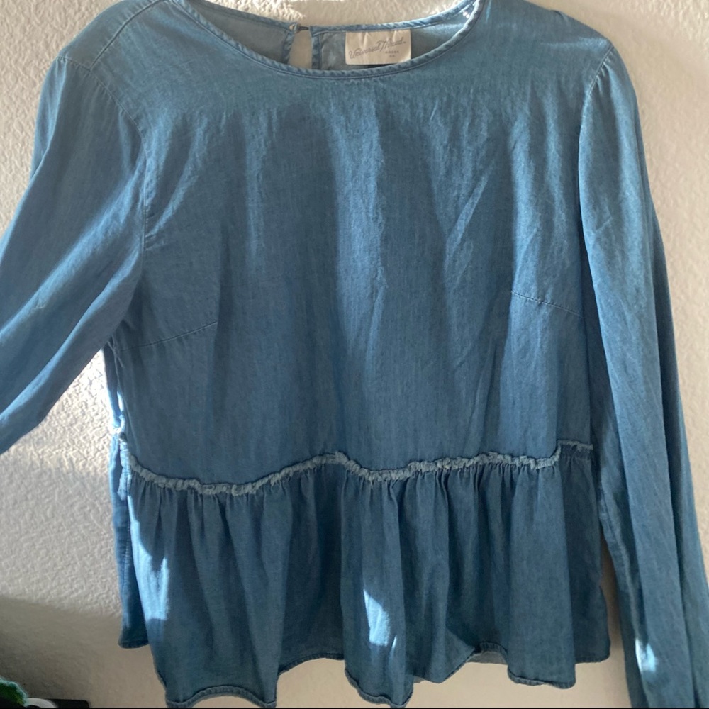 Blue Jean long sleeve shirt